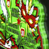 Imán decorativo dee estado colorido de Arkansas