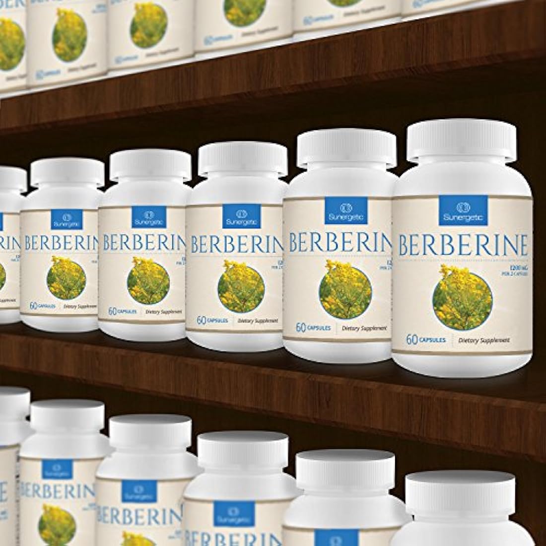 Suplemento superior de berberina 1,200 mg de berberina