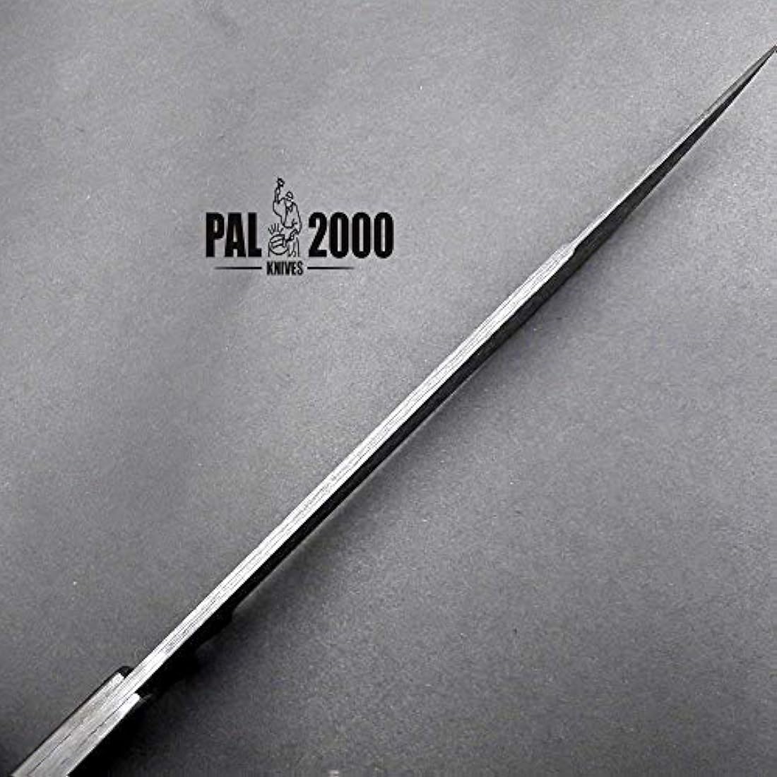 cuchillo de Damasco con vaina de piel  PAL 2000 KNIVES