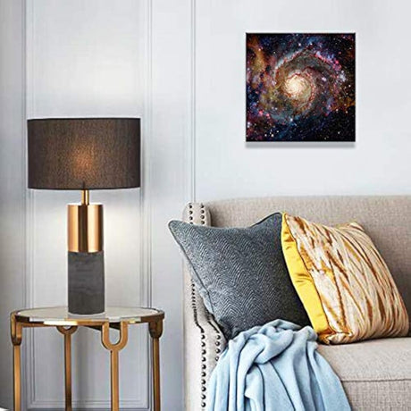 Sunfrower - Lienzo decorativo en blanco y negro