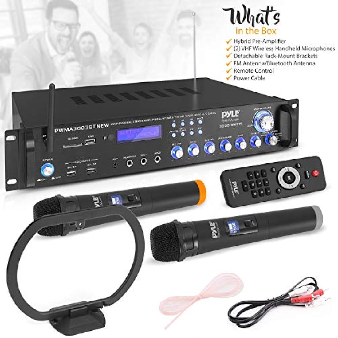 Amplificador audio Bluetooth PYLE-PRO - PWMA3003BT.NEW
