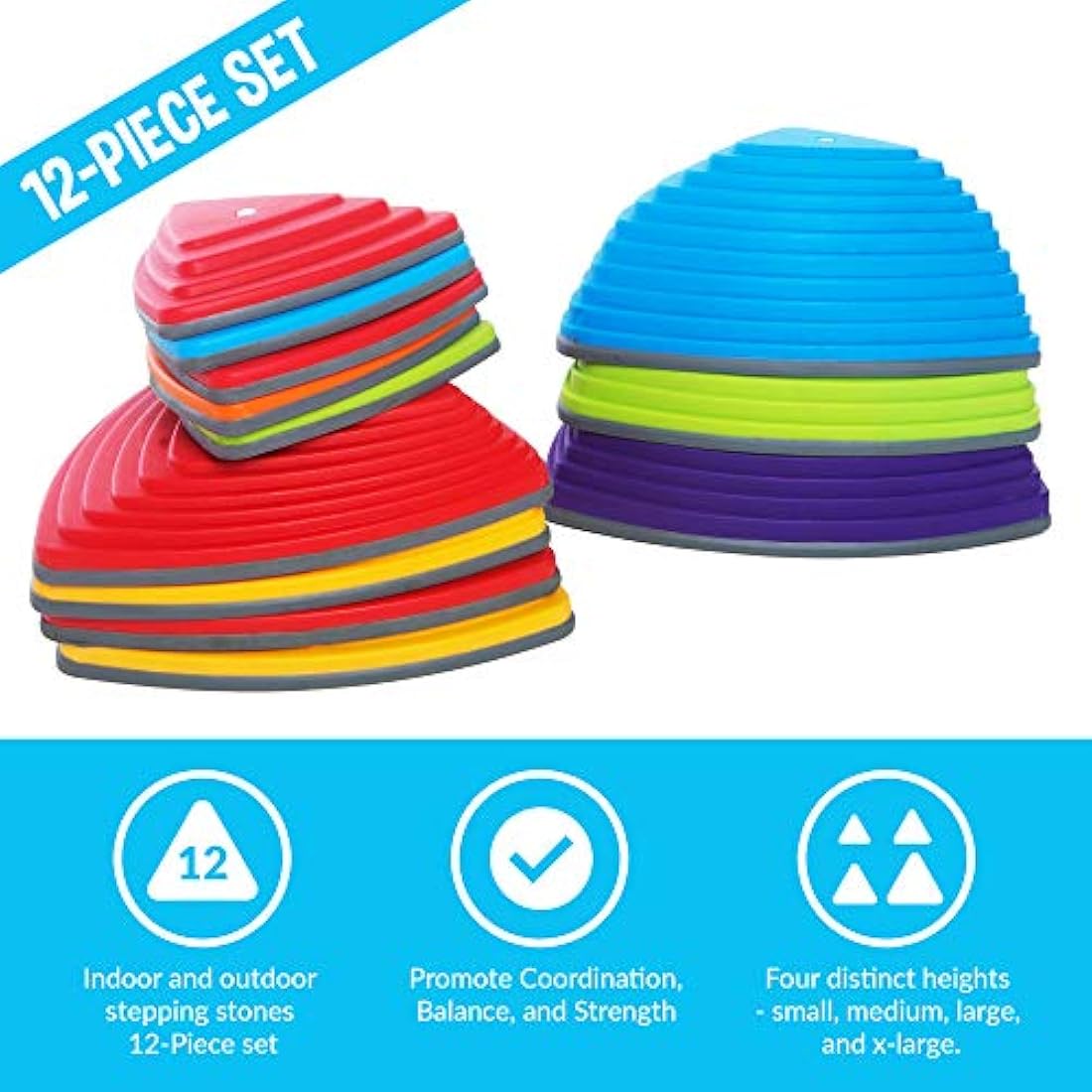 Piedras de escalera para niños para interiores y exteriores