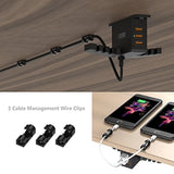 COZOO - Soporte para auriculares con USB Soporte para auriculares con cargador USB.