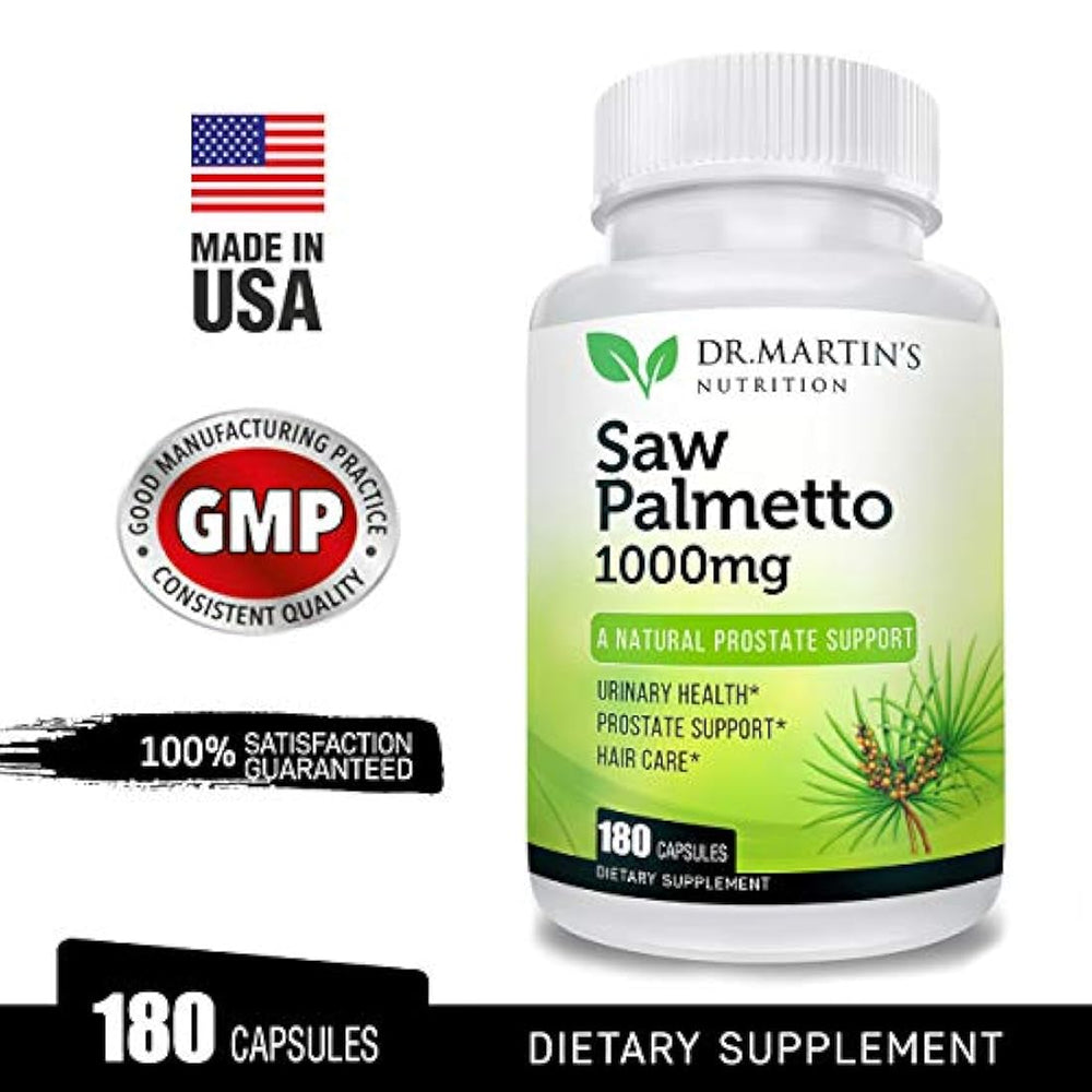 Saw Palmetto Super Strength, 180 cápsulas de suplemento