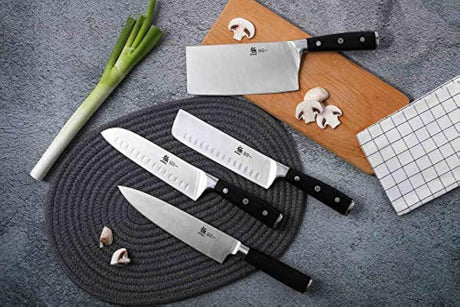 Oshun 7 asiático cuchillo de verduras ThyssenKrupp acero