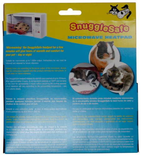 Cama para mascotas, con almohadilla de calefacción para calentar en microondas