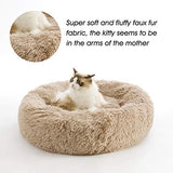 Cama relajante para perro y gato, cama antiansiedad, cama para perros y gatos de 20/24/27 pulgadas