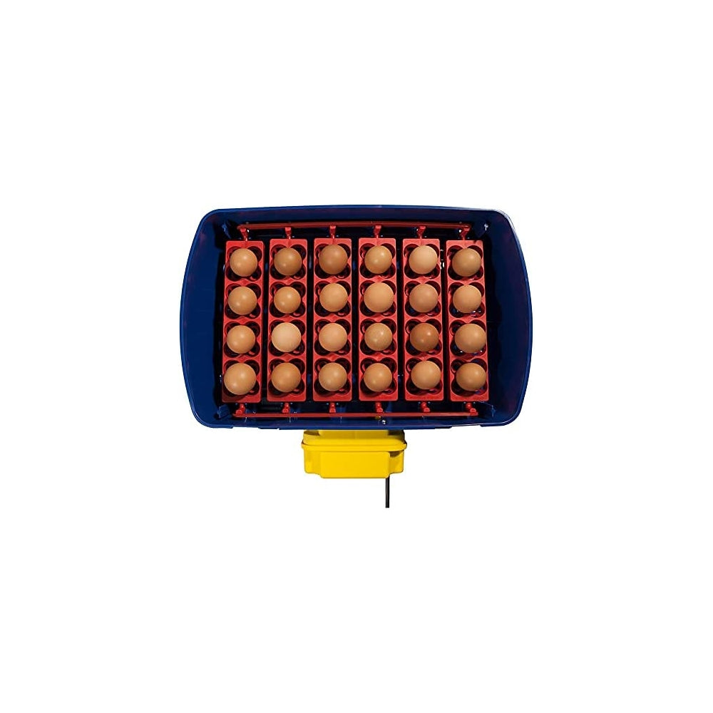 Incubadora automática con bomba de humedad 24 huevos