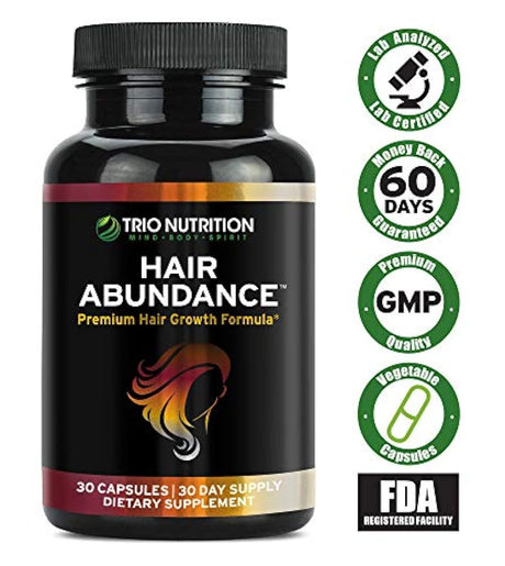 Vitamina para el crecimiento del cabello 10.000 mcg 30 caps.