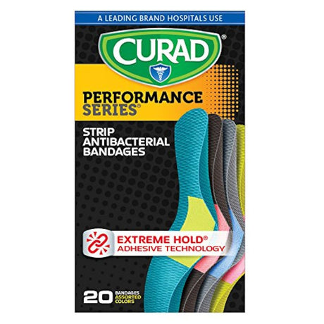 Curad Performance Series vendajes adhesivos antibacterianos