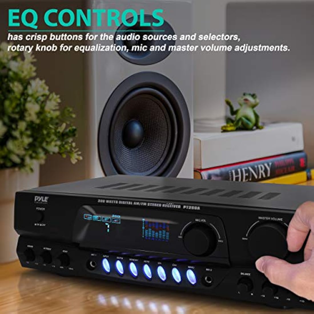 Amplificador de potencia de audio PYLE-HOME PT260A