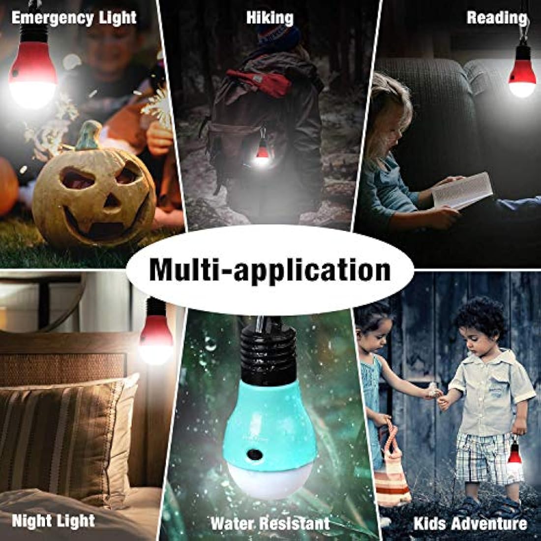 Pack de 3 luces de camping EverBrite