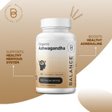 Suplemento de Ashwagandha 1600 mg - Balance Breens - 120 Vegano