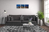 Cuadro de pared con diseño de ciudad de Nueva York en blanco