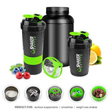 Botella de agua deportiva con 3 capas, antideslizante