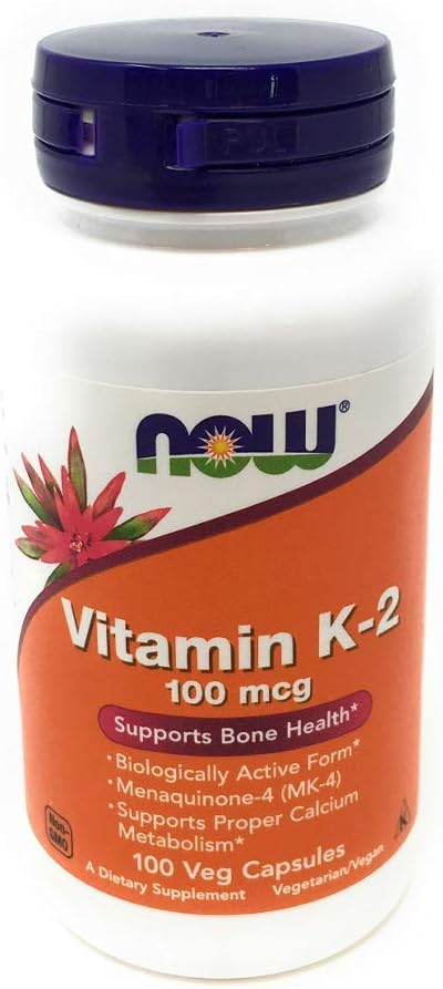 Now Foods K-2 100mg, 100 Cápsulas