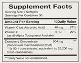 Complemento alimenticio con concentrado de arándanos