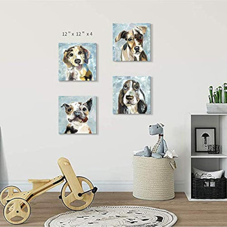 Lienzo decorativo para pared con diseño de animales
