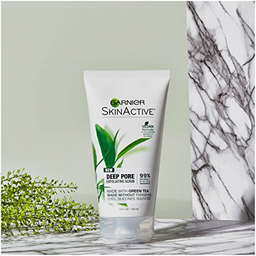 Exfoliante facial con té verde piel grasa