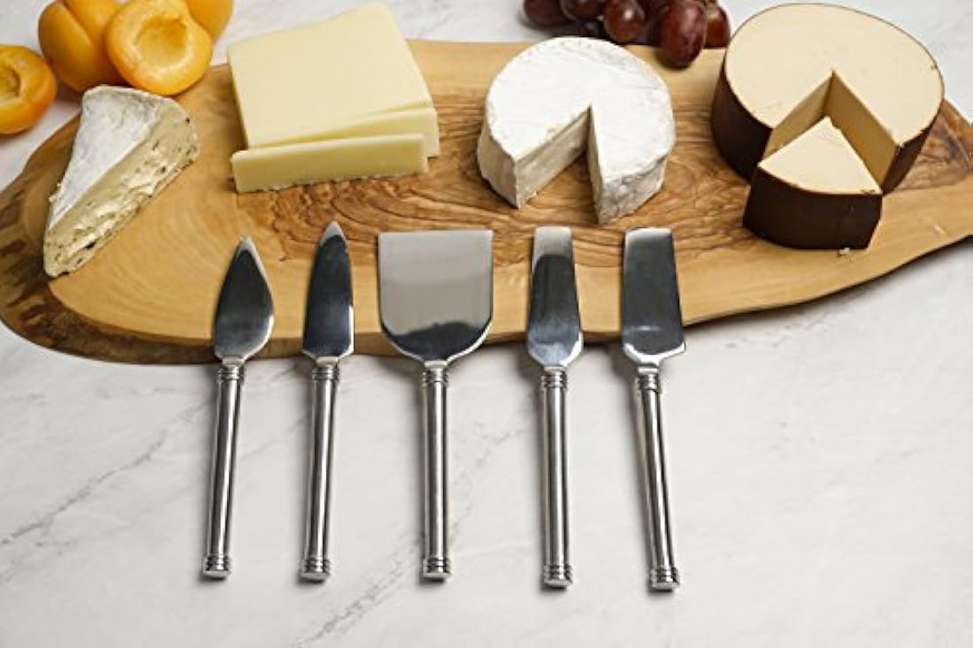 Cuchillos de queso, color plateado