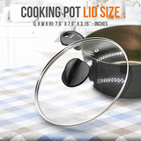 Tapa de olla de cocina duradera NUTRICHEF ‎PRTNCCW12CPCOVER
