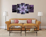 Cuadro de flores artefactos al óleo sobre lienzo estirado