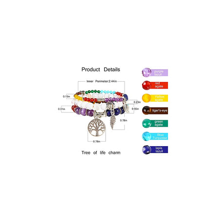Pulseras y tobilleras chakras con cuentas de jaspe