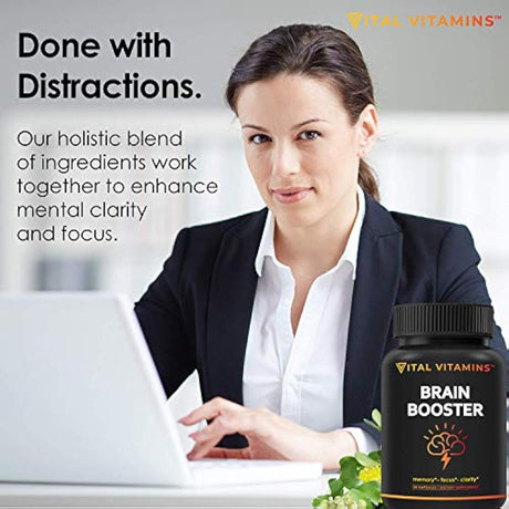 Suplemento cerebral Nootrópicos Booster