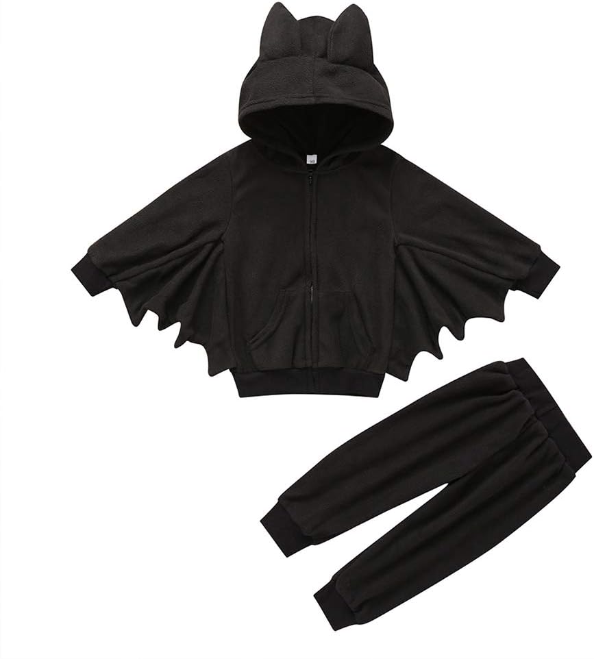 Disfraz Halloween Weixinbuy para Niño/a, Bata con Capucha, Bat