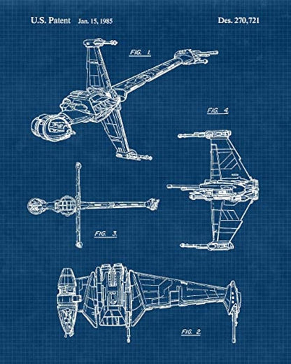 Impresiones de carteles de patente de vehículos star wars