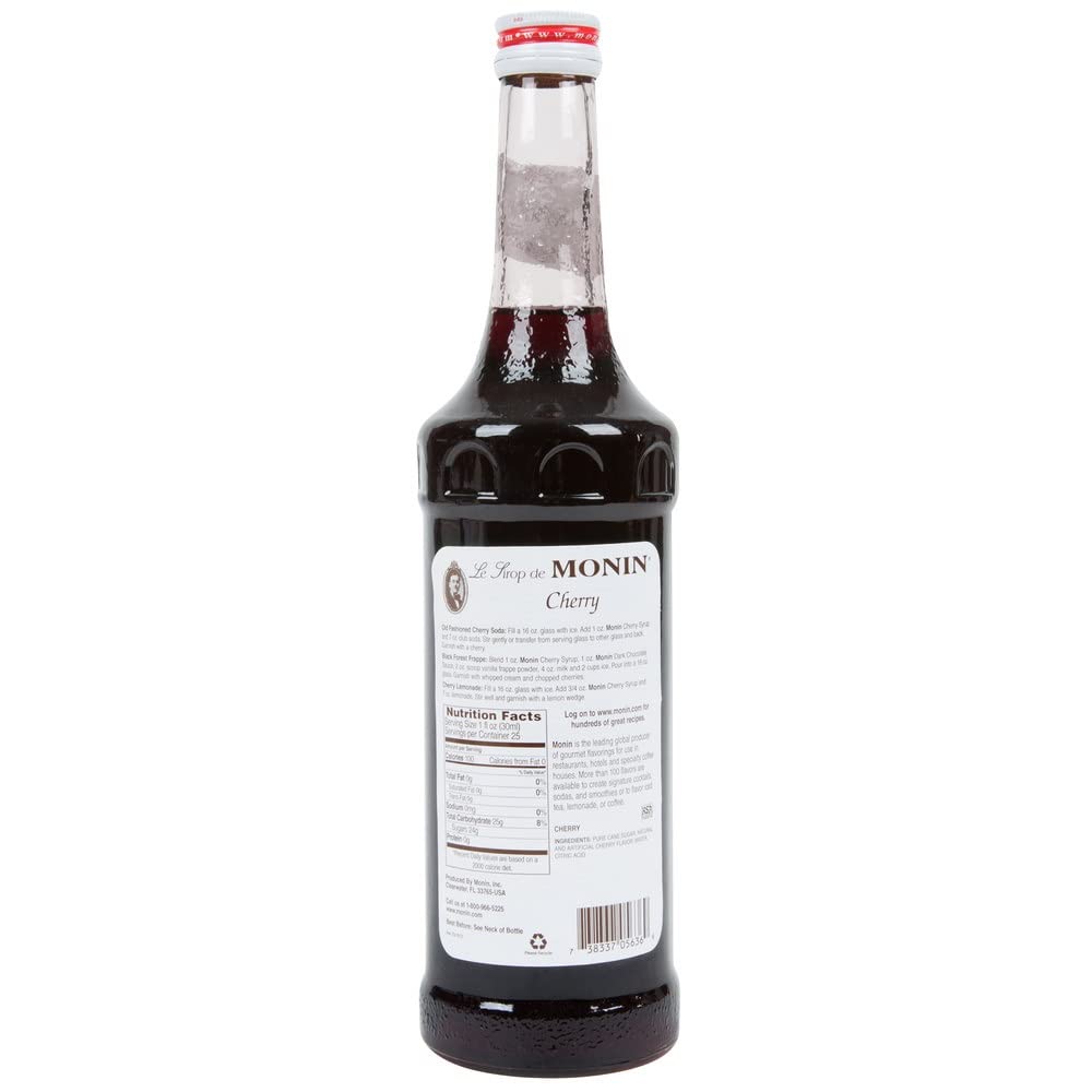 Sirope Sabor Cereza Monin - Aromatizante para Bebidas 700ml