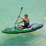 Set inflable para 1 personas con remos de aluminio y bomba