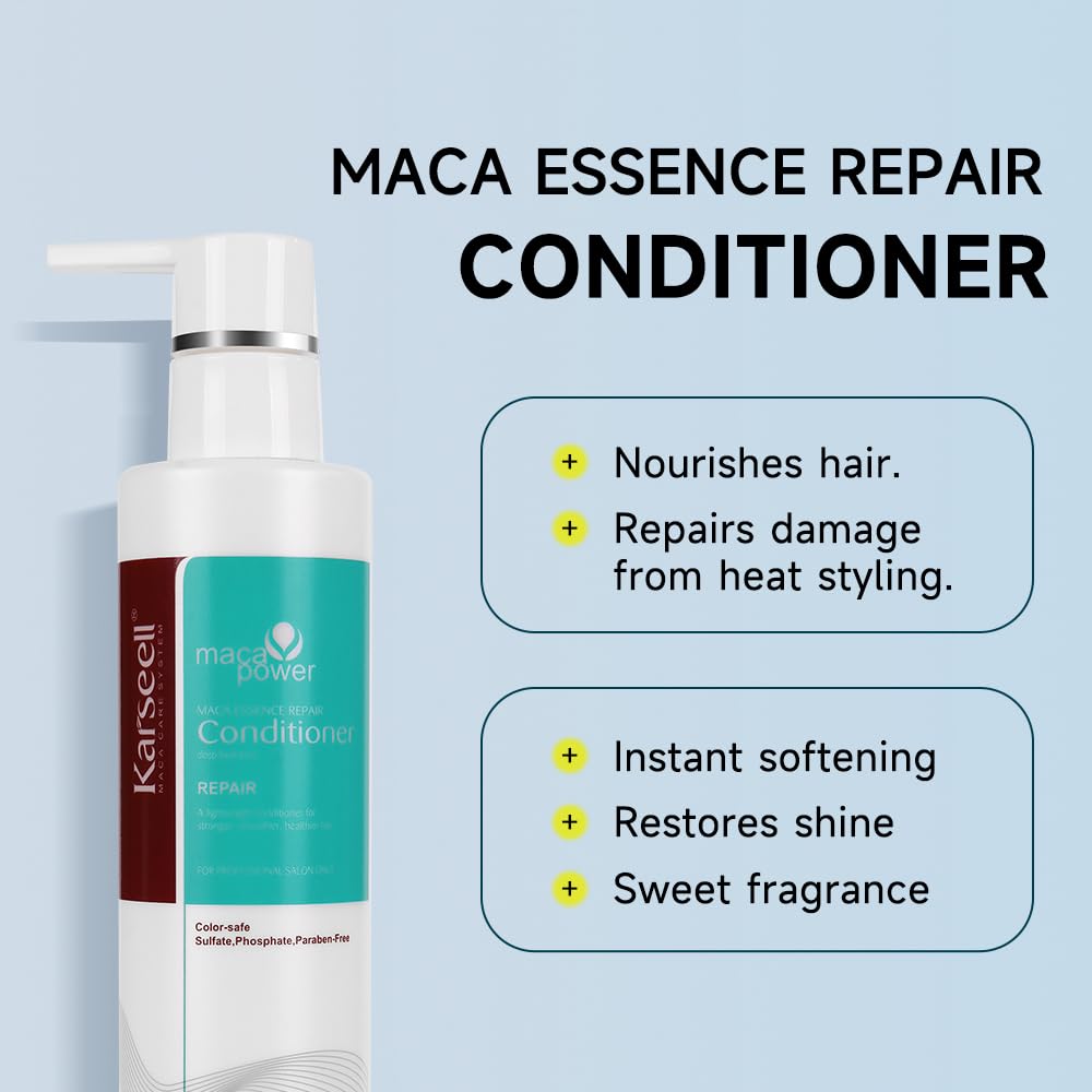 Acondicionador Reparación Aceite Argán Colágeno para Cabello