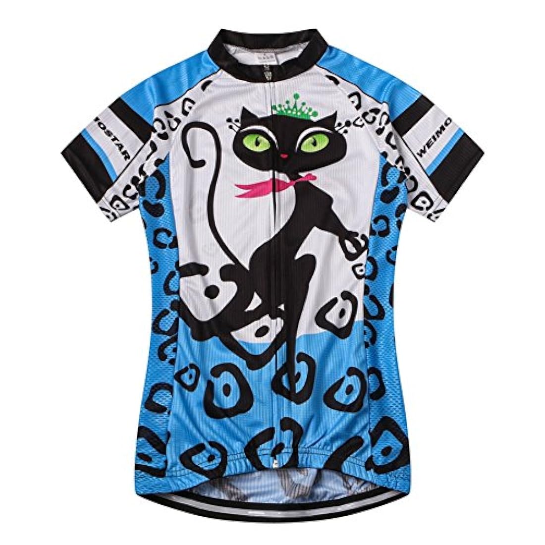 Camiseta de ciclismo con diseño de gato