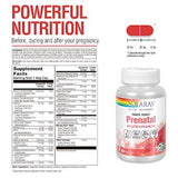 Solaray una vez al día Prenatal Capsules, 90 Count