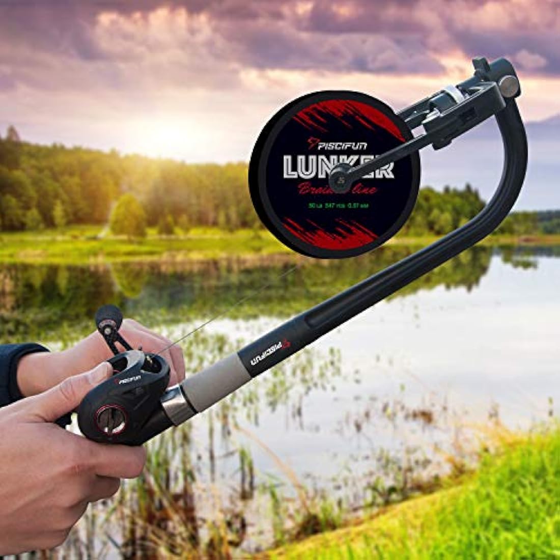 Máquina bobinadora de línea de pesca