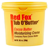 Zorro rojo tina o 'Butter Cacao, Hidratante Creme 10,5 oz