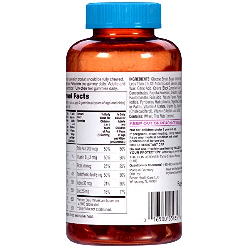 Picapiedras Gomitas multivitamínicas completas para niños