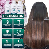 Tratamiento de cabello Amazonliss con queratina brasileña