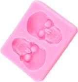Molde de Silicona Cabeza de Esqueleto para Decoración de Pasteles