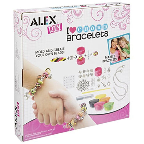 Bricolaje para armar brazaletes I Heart de Alex Toys