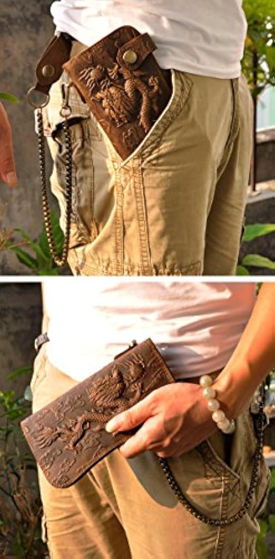 Billeteras, Cartera de piel auténtica hombre