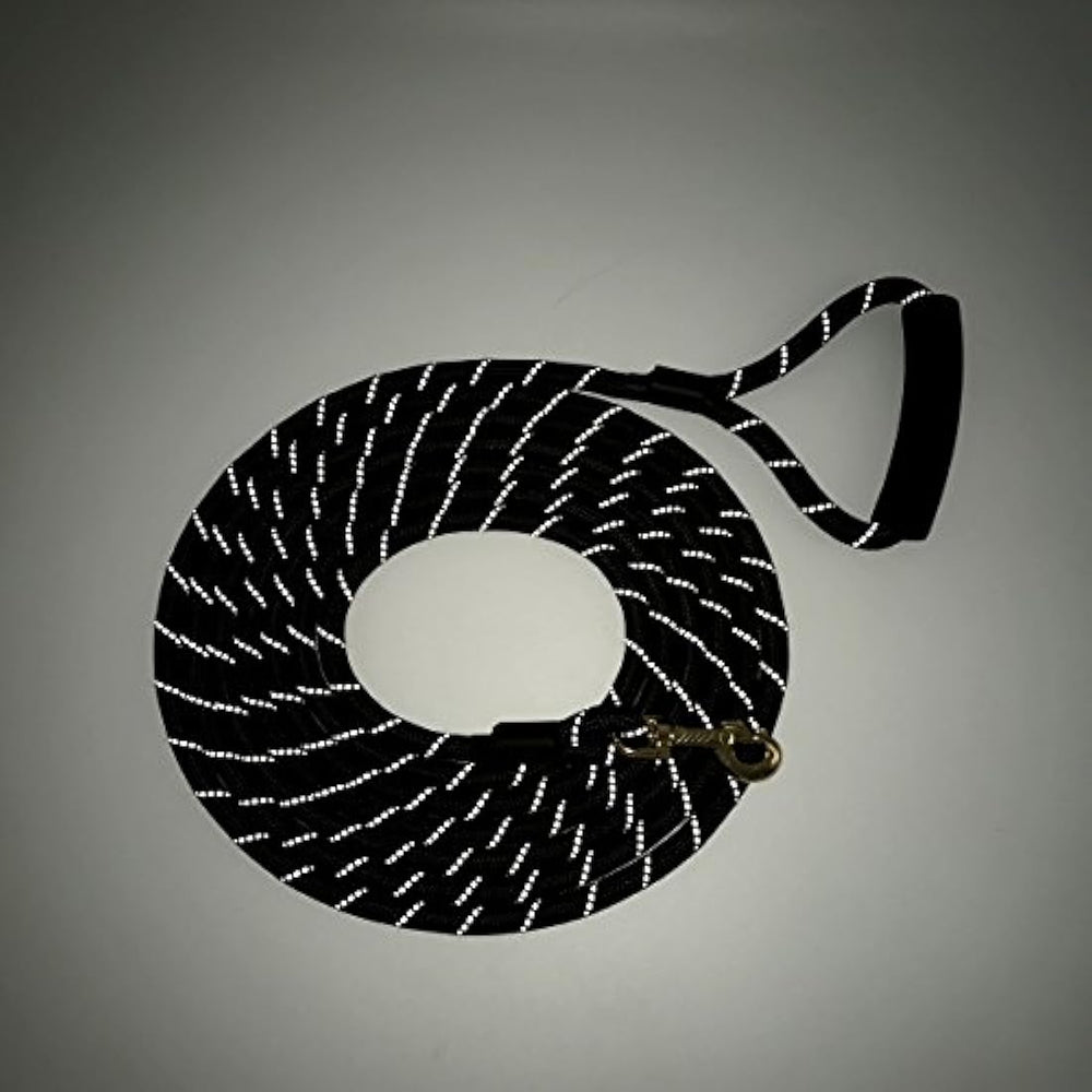 Correa para perros con mango suave 8-20 FT rojo