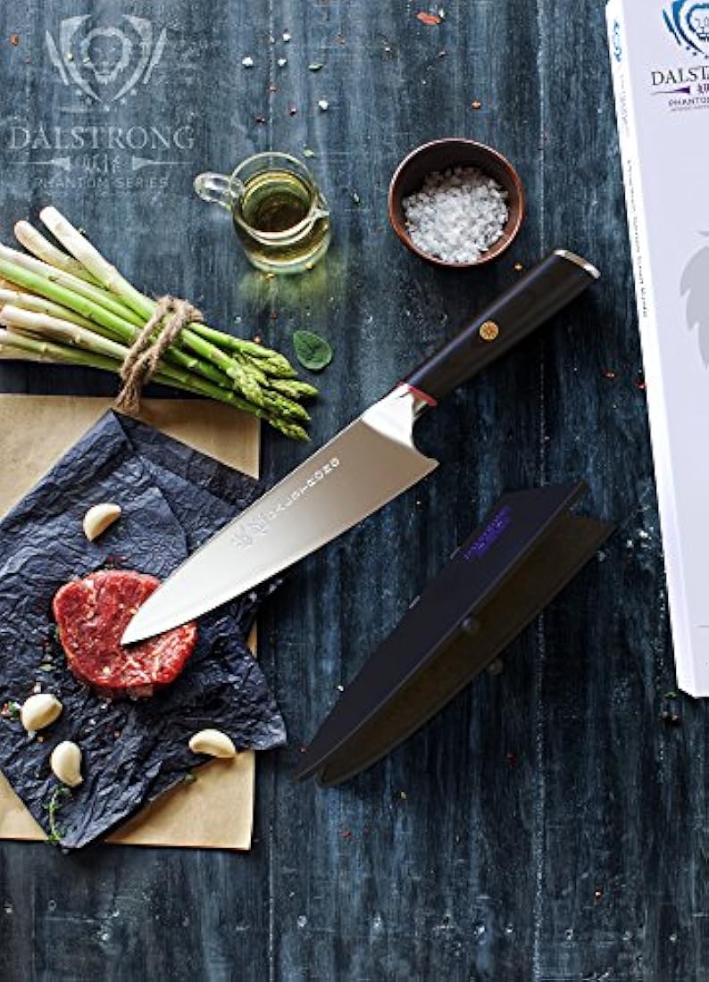 Dalstrong Cuchillo de chef de acero japonés