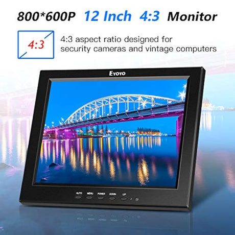 Monitores, HDMI Monitor visualización de 1024 x 768