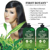 Champú y acondicionador de menta de árbol de té
