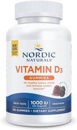 Gomitas de Vitamina D3 Nordic Naturals 120 1000 IU