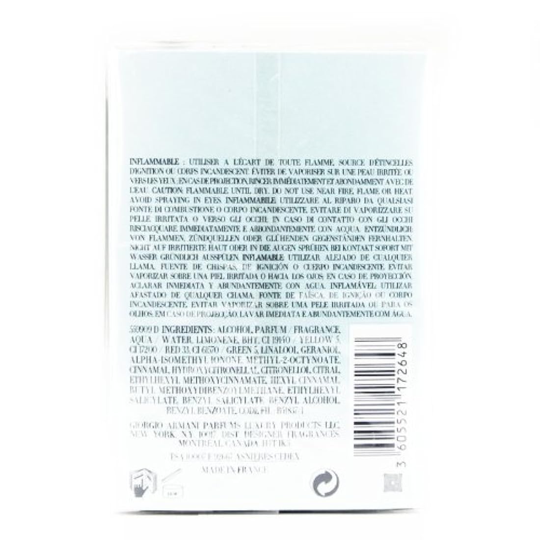 Giorgio Armani Acqua Di Gioia Eau De Parfum Spray para Mujer, 1 Fl Oz (1 unidad)