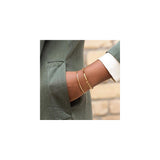 Pulsera de barra de oro para mujer simple y delicado