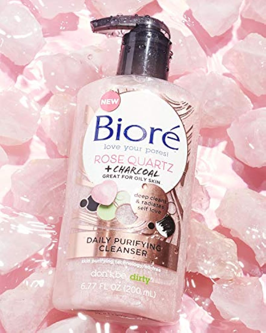 Bioré Cuarzo Rosa Con Carbón Facial